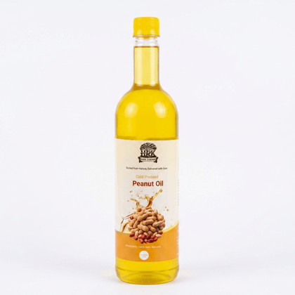 Cold Pressed Peanut Oil (Cold Pressed | Chemical-Free | HRK Farms)
