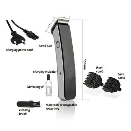 Trimmer :NS-216 Rechargeable Cordless Men 30 Minutes Runtime Trimmer Shaver Machine Blade Razor For Beard & Hair Styling (Multi-Color), 3 Extra Clips