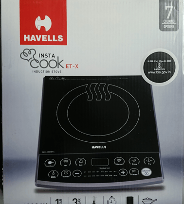 Havells Insta Cook ET-X 1900-Watt Induction Cooktop (Black)