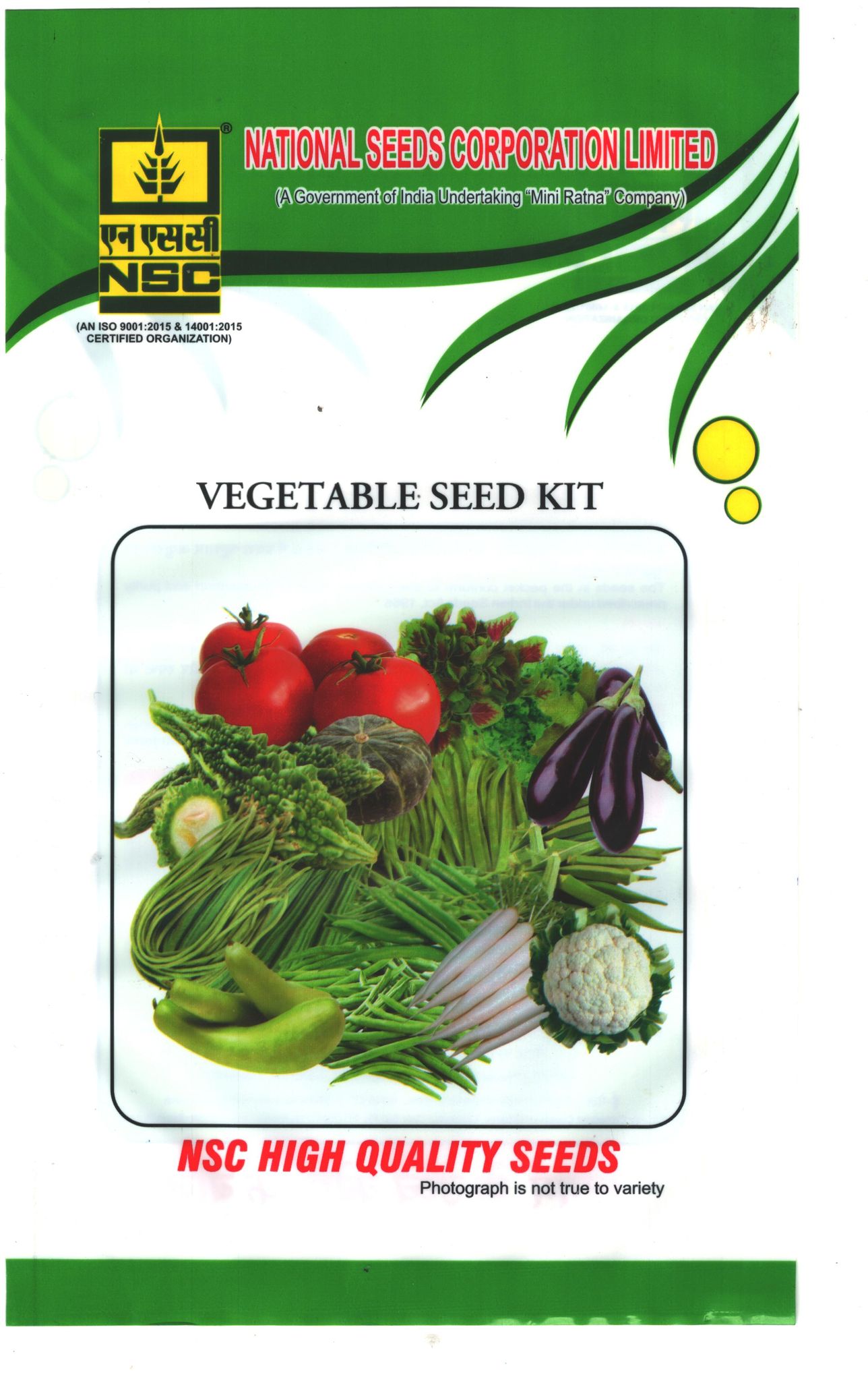 NSC Vegetable Kitchen Garden Seed Kit
