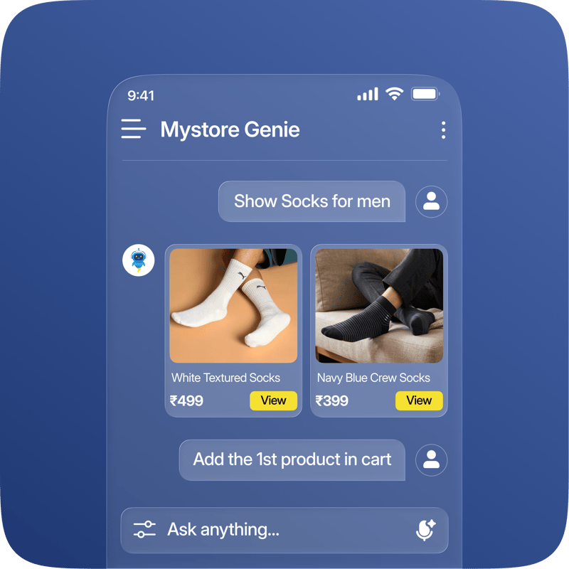 AI Shopping Assistant Mystore Genie