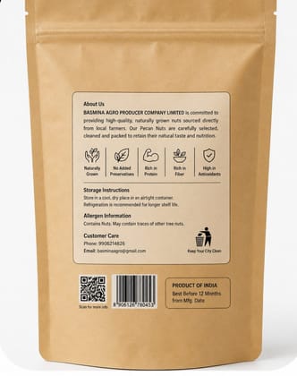 Basmina Premium Whole Pecanuts (1kg)