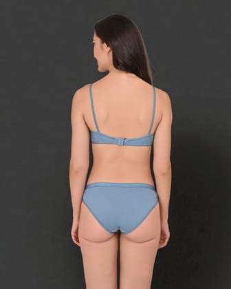 SVAHA Women’s Hosiery Net Bra & Panty Set (Pack of 3) | Soft Stretch Lingerie | Sizes 28–40 | Comfortable Everyday Innerwear