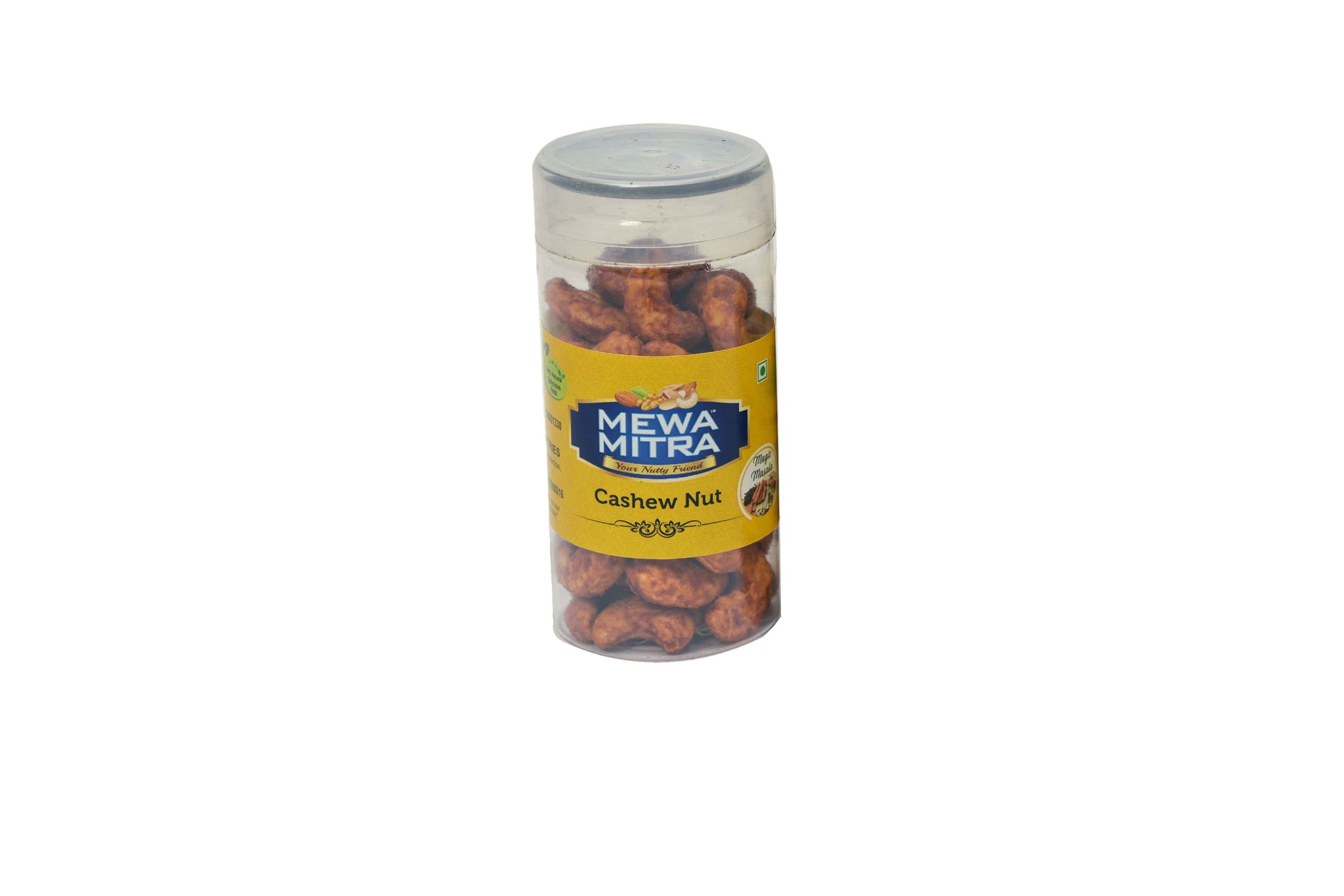 MewaMitra Magic Masala Cashew Nuts 100g | Roasted (Not Fried) Kaju | Chatpata Spicy Flavoured Cashews | Crunchy Healthy Snack