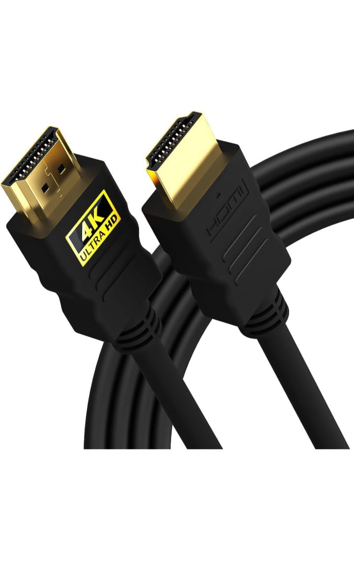 HDMI Cable 4K High-Speed HDMI Cord 18GBps with Ethernet Support 4K 60Hz Compatible with UHD TV, Monitor, Computer, Xbox 360, Blu-ray and 1.5 METER CABLE