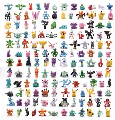 Mini Pokemon Figures 24 piece set (random figures, all unique) Mini Pokemon Figures 24 piece set (random figures, all unique)