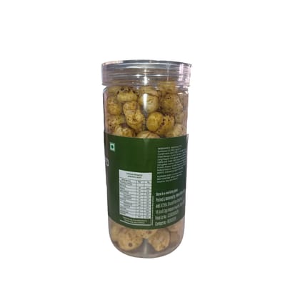 MewaMitra Pudina Masala Roasted Makhana 45g Jar | Mint Masala Flavoured Fox Nuts | Crunchy Healthy Snack | Roasted Phool Makhana