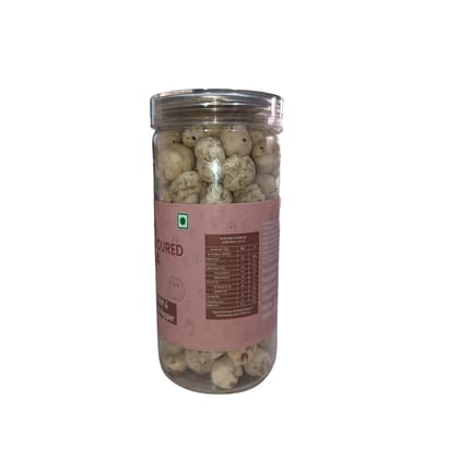 MewaMitra Black Pepper & Pink Salt Roasted Makhana 45g Jar | Fox Nuts | Crunchy Flavoured Healthy Snack | Phool Makhana
