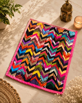 RangVastra Handcrafted Patch Floor Mat