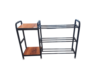 Chanss High Quality Premium 3 Step Shoe Stand Cum Helmet Stand DIY(Do-It-Yourself))