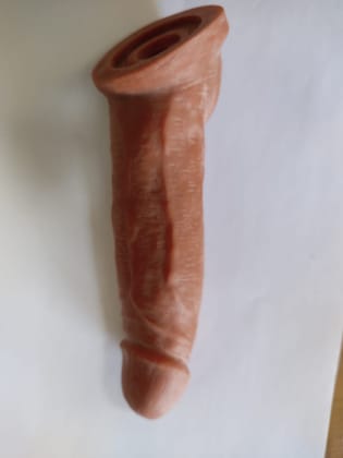 infinity love 8 Inch Dragon Condom Reusable Chocolate Flavour, Intense Sensation Realistic Skin Feel & Safe Protection Comfortable 