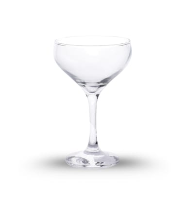 Table & Tale Mistic 220 ml Coupe Set of 4 from Brazil | Crystal Red & White Wine Glasses for Home, Bar, Parties | Elegant Stemware for Cabernet, Pinot Noir, Chardonnay & More