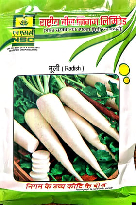 Nsc-Radish/Kashi Aadraa/TL-100 Gms Seeds Nsc-Radish/Kashi Aadraa/TL-100 Gms Seeds