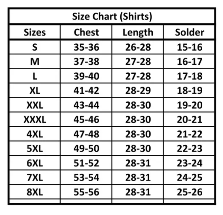 Size Guide