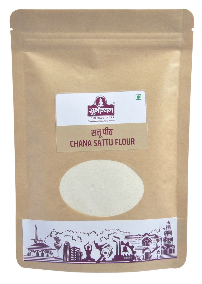 Subhojyam Sattu Aata (250g) | High Protein Superfood Flour | For Healthy Drinks & Porridge