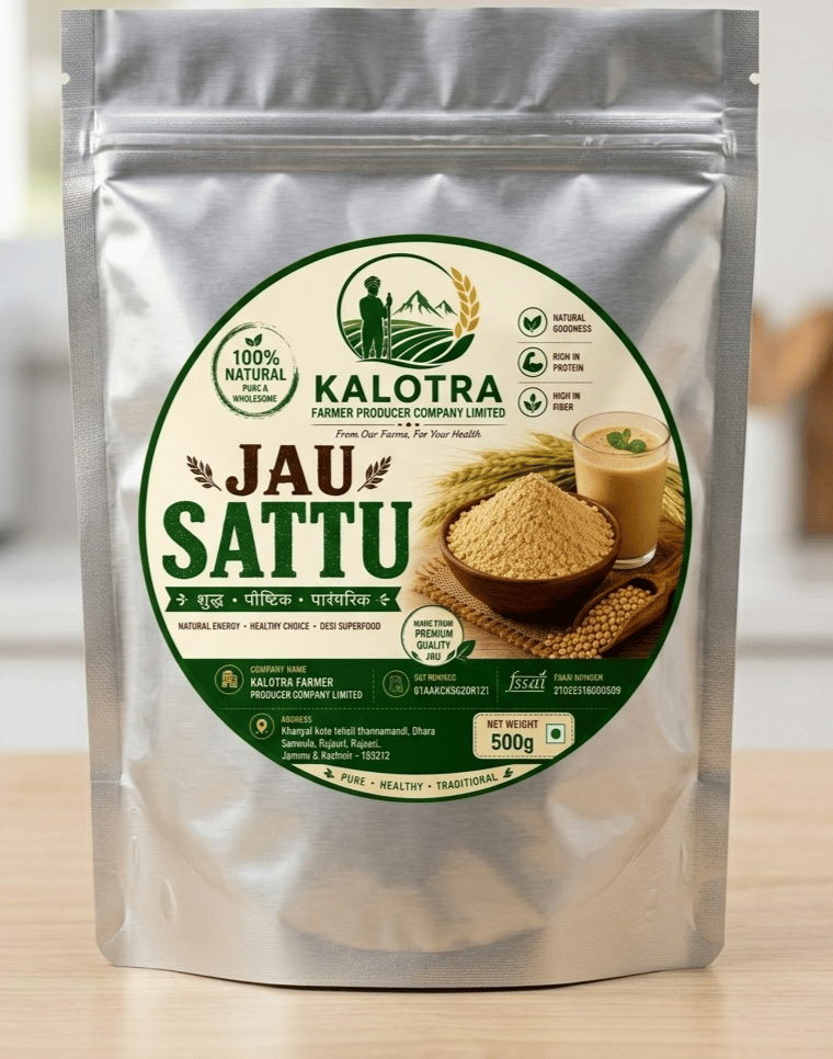 KALOTRA JAU SATTU Barley Flour 500g +500 gram