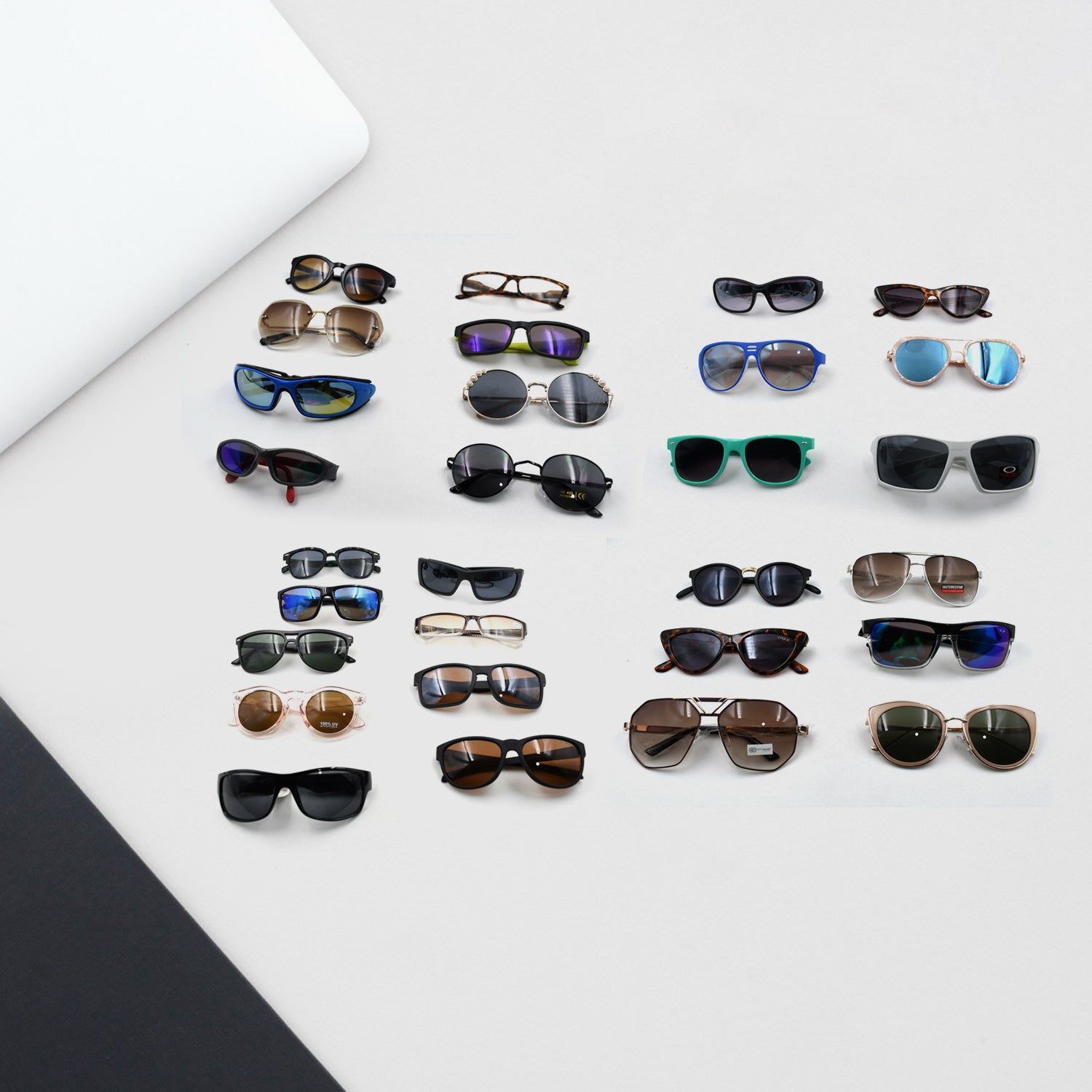 Mixed Design Sunglasses for Outdoor UV Protection (1 Pc)