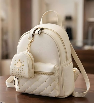 Stylish Women Designer Backpack | Trendy PU Leather College Bag | Multipurpose Travel, Office & Casual Backpack