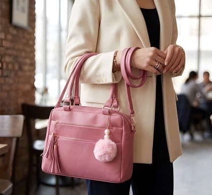 Elegant Women Shoulder & Tote Handbag | PU Leather Stylish Purse | Large Capacity Travel, Office & Party Bag