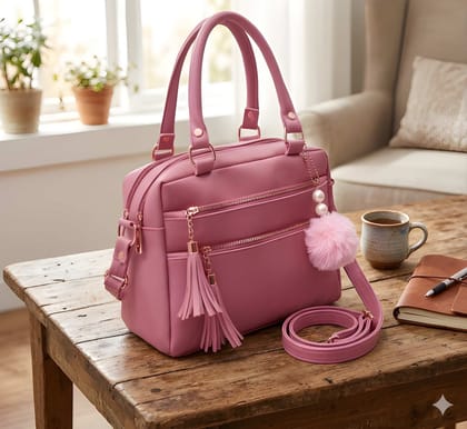 Elegant Women Shoulder & Tote Handbag | PU Leather Stylish Purse | Large Capacity Travel, Office & Party Bag
