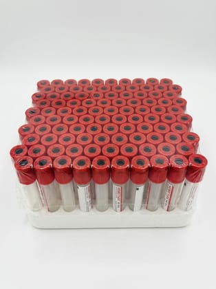 Hemo Tube Clot Activator Blood Collection Tubes - 100 Count