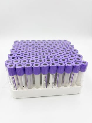 Hemo Tube K2 EDTA Blood Collection Tubes, 2ml, Pack of 100