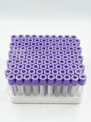 Hemo Tube K2 EDTA Blood Collection Tubes, 2ml, Pack of 100