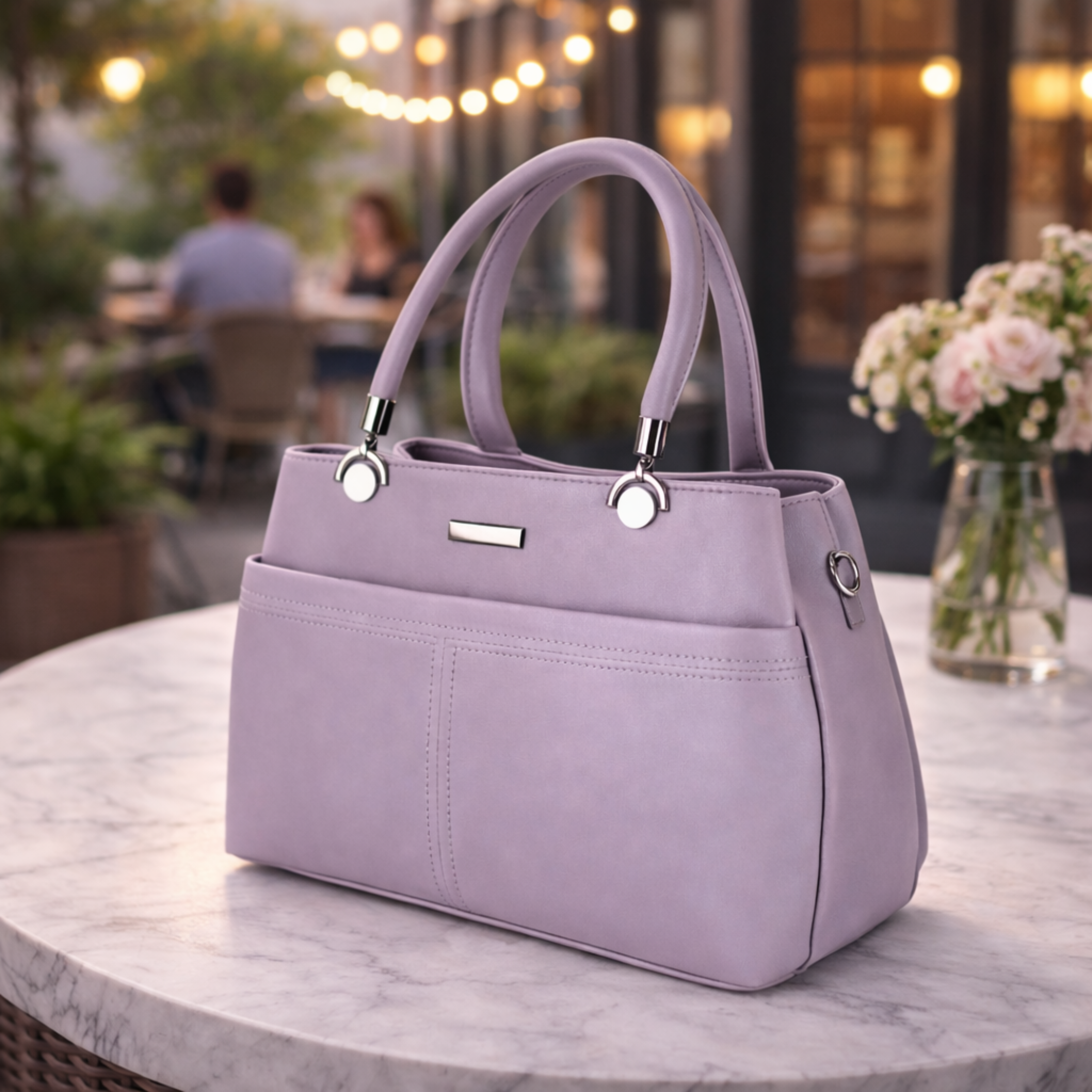 Women’s Premium Handbag | Stylish PU Leather Shoulder & Hand Carry Bag | Spacious Daily Use Office Bag