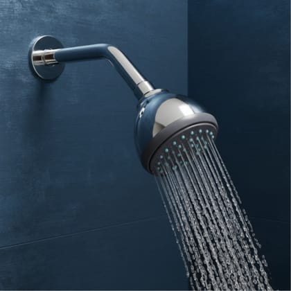 Parryware Alpha Shower With Shower Arm (80mm) | For bathroom fixture | Chrome Finish | T9885A1