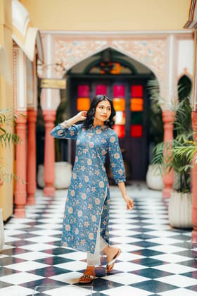 Falak – Cotton Kalamkari Kurta Falak – Cotton Kalamkari Kurta