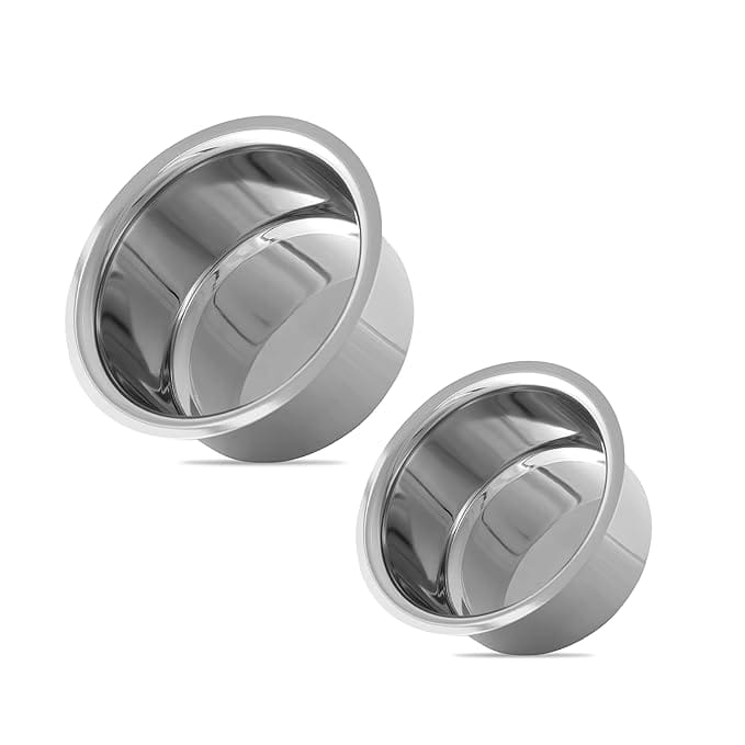 Storehaus Triply SAS (Steel-Aluminium-Steel - 3 Layers) Tope Set of 2 Pcs with Lid (3.5 Ltr, 20 Cm) & (4.5 Ltr, 22 Cm), Smooth Surface, Induction & Gas Safe With 2 years Warranty Multipurpose Tope. - Cookware | Buy online on ZillyBuy