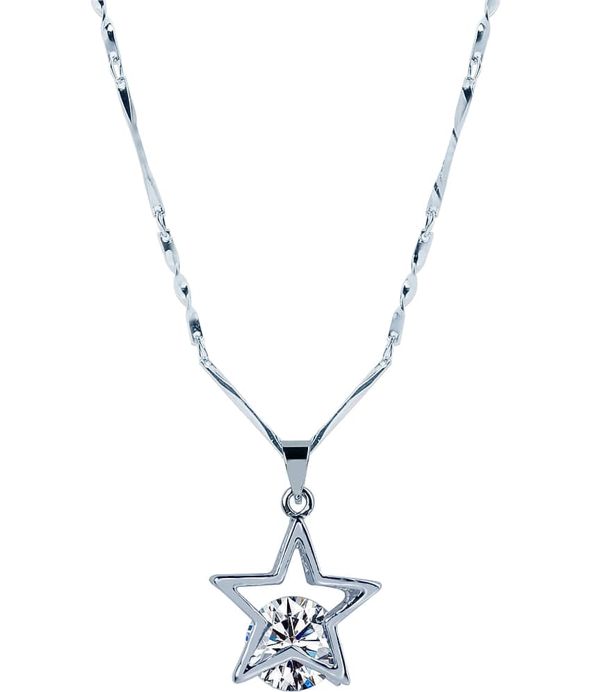 Silver Shine Gold Plated Chain ( Set of 1 )