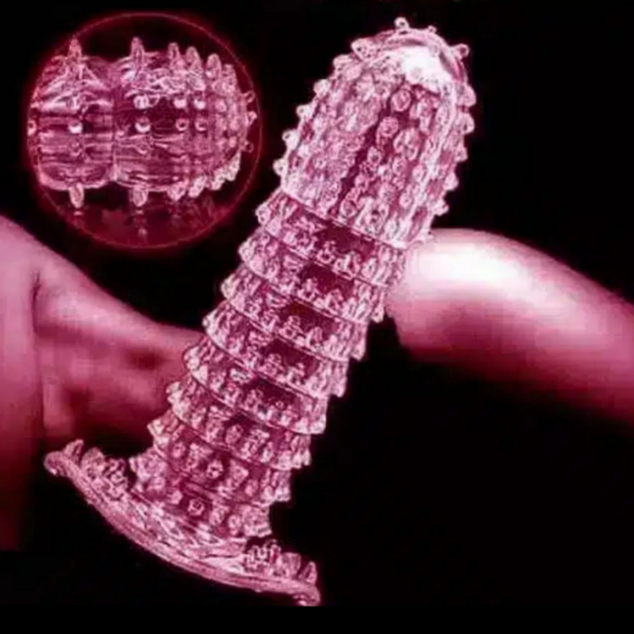 Caxfouck Crystal Spike Condom Pack of 1