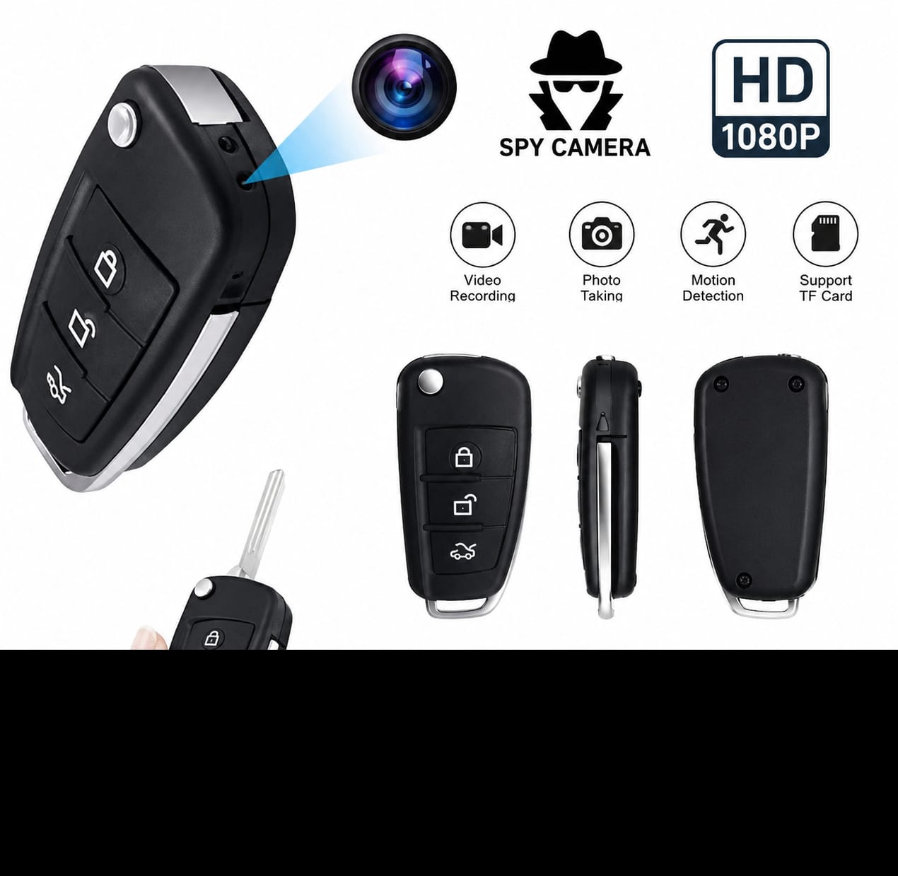 Spy Car Keychain