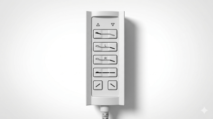 Five Function Hospital Bed Remote