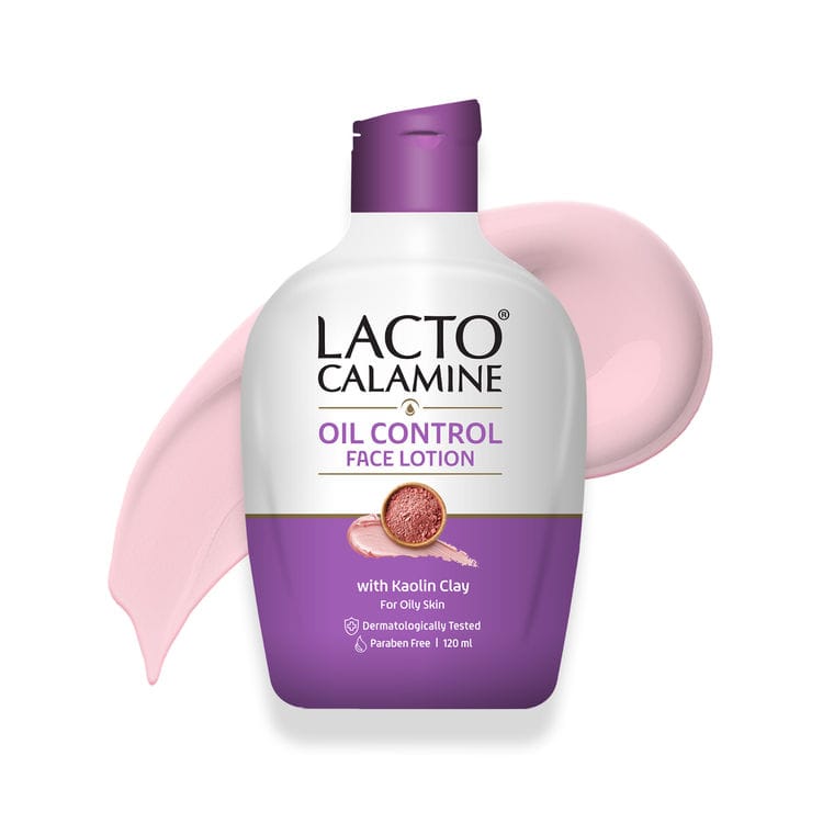 Lacto Calamine Face Lotion With Kaolin Clay & Glycerin Extracts For Oily Skin(120 ml) 