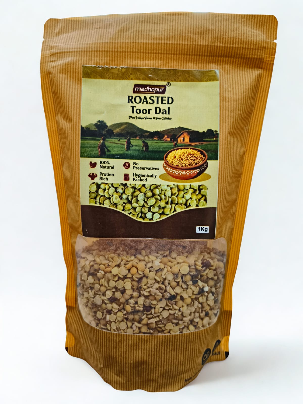 Roasted Toor Dal 1KG 