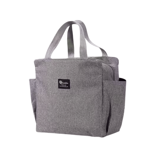 Sheeklin Grey Insulated Lunch Bag - Handbags | Buy online on ZillyBuy
