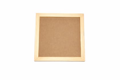 DEVESHA DIY Wooden MDF Frame Base, 10 x 10 Inch (Pack of 1) | Resin Frame for Art, Craft and Decoration DEVESHA DIY Wooden MDF Frame Base, 10 x 10 Inch (Pack of 1) | Resin Frame for Art, Craft and Decoration
