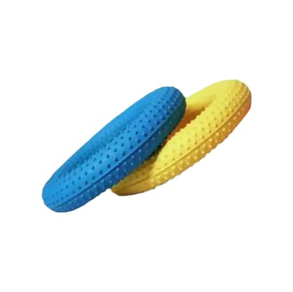 Rubber Dotted Tennikoit Ring, Kids Playing, Tennis Ring, Rubber Frisbee (Pack of 2)    