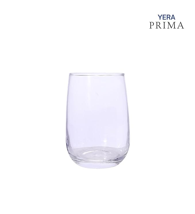 Yera Prima  Aqua water/juice/cocktail glasses- 260 ml each - Tumblers for Water, Cold Drinks, Juice | Dishwasher Safe | for Daily use & Gifting