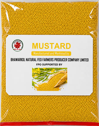 Yellow Mustard Seeds (1kg Pack)