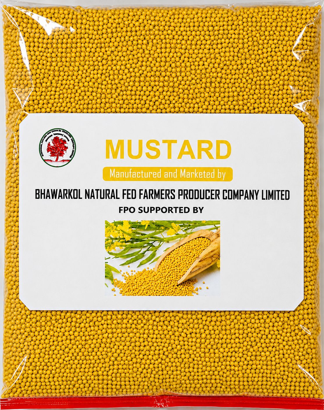 Yellow Mustard Seeds (1kg Pack)