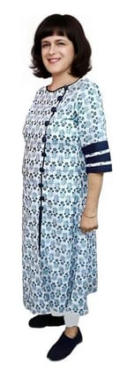 Women's Cotton Printed Kurta | Women's Kurti | Size: L |