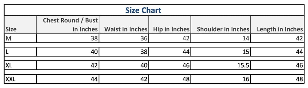 Size Guide Size Guide