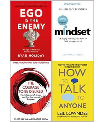 Mindset + Ego is the Enemy + Courage to be Disliked + How To Talk Anyone