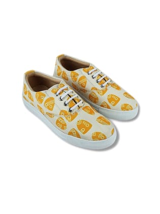 Women Sweat Absorption Lightweight Abrasion Slip Resistant Canvas Sneakers