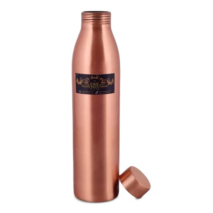 Copper Water Bottle Recommended By Doctors 900 Ml Brown