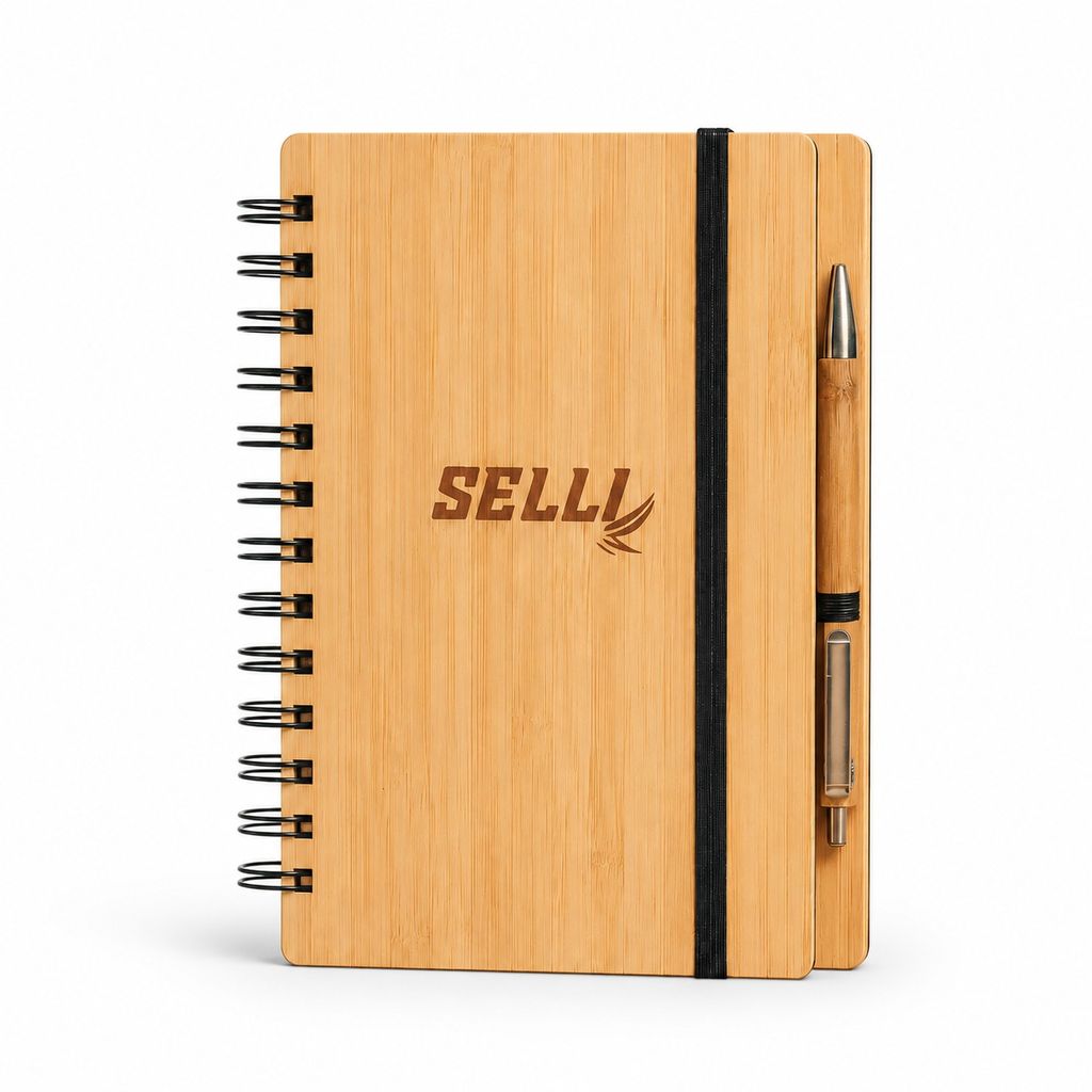 Bamboo Notebook with Pen