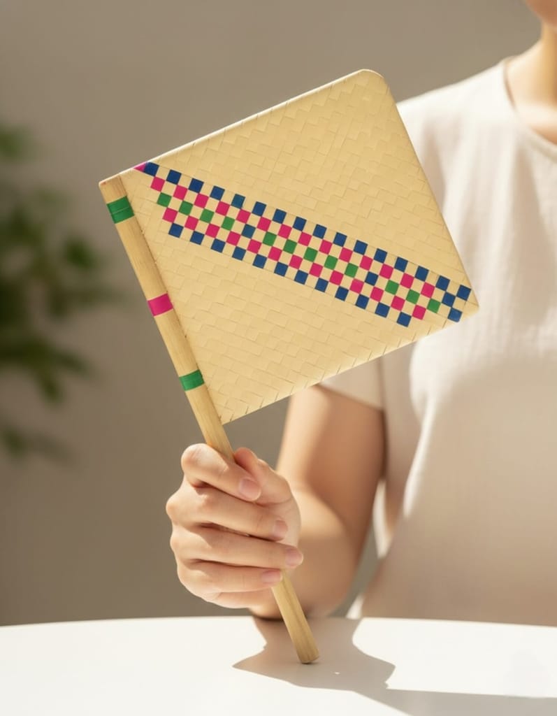 Palm Leaf Hand Fan